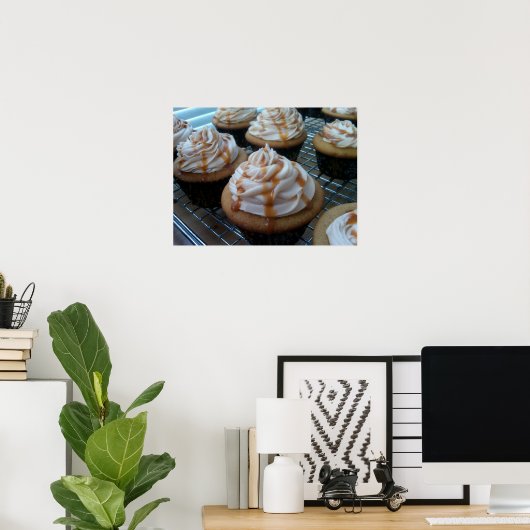 Poster Cupcakes/Baker (Bureau à domicile)