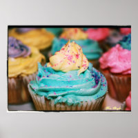 Cupcakes colorés
