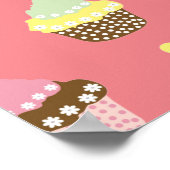 Poster Cupcakes Delicious Decorated Birthday (Coin)