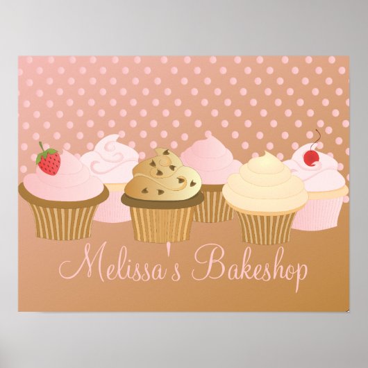 Poster Cupcakes Designer (Devant)