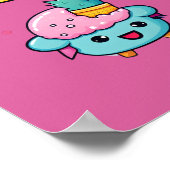 Poster Cupcakes kawaii (Coin)