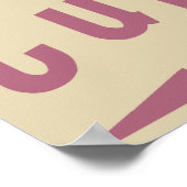 Poster cupcakes rétro (Coin)