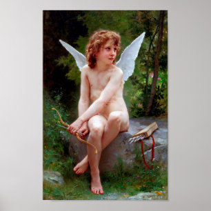Poster Cupid, Bouguereau