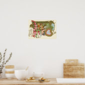Poster Cupid Cherub Angel Heart Cottage (Cuisine)