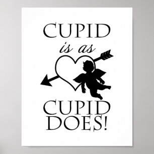 Poster Cupid Est Comme Cupid Valentine
