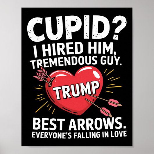 Poster Cupid que j'ai embauché, gars formidable, meilleur (Devant)