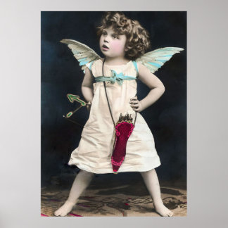 Poster Cupidon en colère