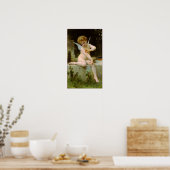 Poster Cupidon et papillon de Bouguereau (Cuisine)