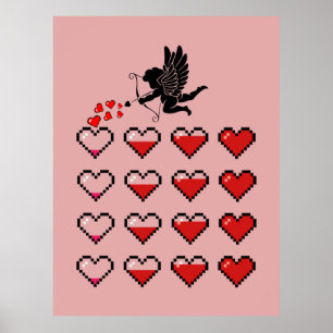 Poster Cupidon, Valentines