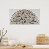 Poster Cupidons, dauphins et Vie marine de l'Utique (Cuisine)