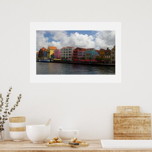 Poster Curaçao coloré (Cuisine)