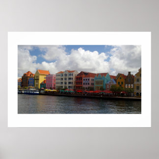 Poster Curaçao coloré