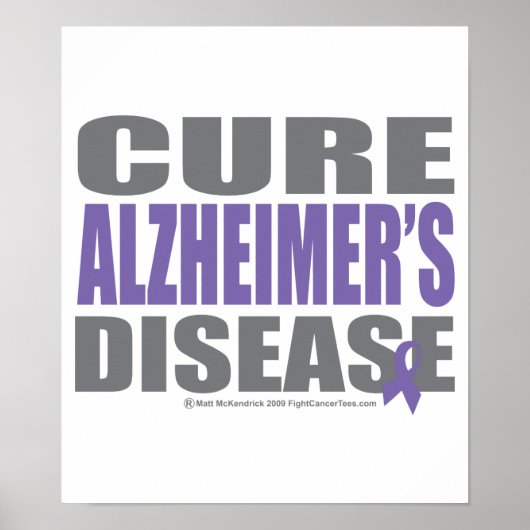 Poster Cure Alzheimers (Devant)