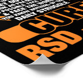 Poster Cure Rsd Crps Soutien Rsd Crps Sensibilisation (Coin)