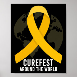 Poster Curefest autour de la sensibilisation au cancer de