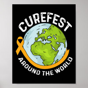 Poster Curefest autour du monde Journée de sensibilisatio