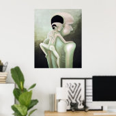 Poster Curieux (Bureau à domicile)