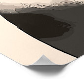 Poster Curieux chat avec une fleur (Coin)