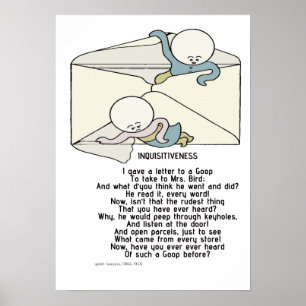 Poster Curiosité - le Goops