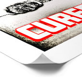 Poster Curiosité soignée Chat (Coin)