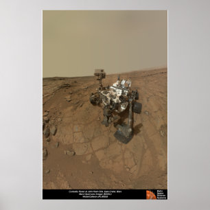 Poster Curiosity Rover sur le site John Klein