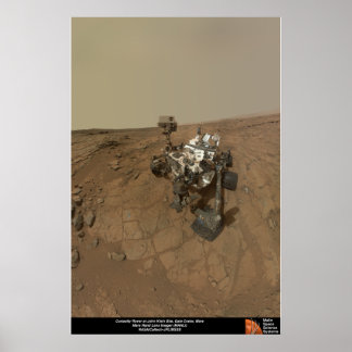 Poster Curiosity Rover sur le site John Klein