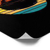 Poster Curling Vintage Retro Stone (Coin)