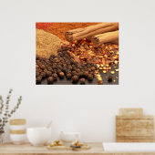 Poster Curry Spices Photo (Cuisine)