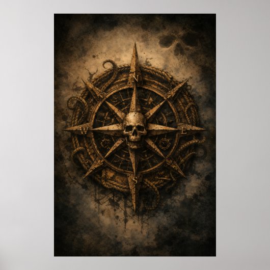 Poster Cursed Compass Sigil Pirate (Devant)
