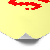 Poster Curseur de doigts croisés (Coin)