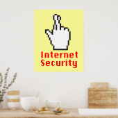 Poster Curseur de doigts croisés (Cuisine)