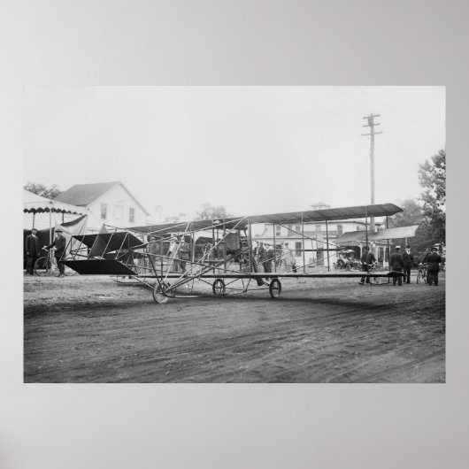 Poster Curtiss-Herring Flying Machine, early 1900s (Devant)