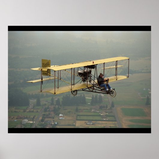 Poster Curtiss, Réplique Pusher, 1947_Classic Aviation (Devant)