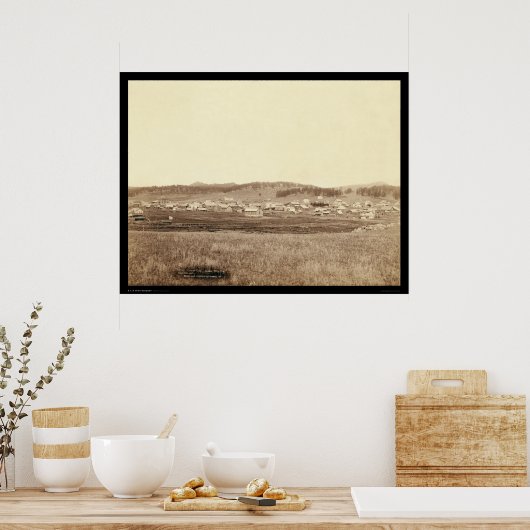 Poster Custer City SD 1891 (Cuisine)