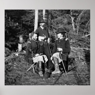 Poster Custer & Friends, 1862