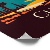 Poster Custer State Park Conception contemporaine (Coin)