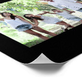 Poster Custom 16 Photo Collage Bonne fête d'anniversaire (Coin)