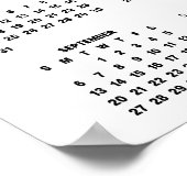 Poster Custom 2026 Calendar 3 Photo Collage (Coin)