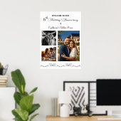 Poster Custom 3 Photos 15e anniversaire de Mariage Bienve (Bureau à domicile)