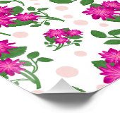 Poster Custom and personalized floral pattern  (Coin)