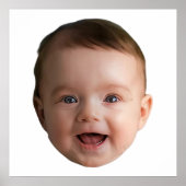 Poster Custom Baby Face, Funny custom photo (Devant)