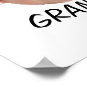 Poster Custom Baby Face Photo Text Grandma (Coin)