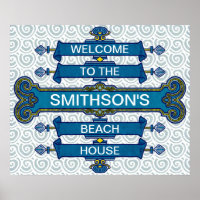 Custom Blue Beach