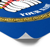 Poster - Custom Bowling - Ajouter un nom (Coin)