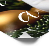 Poster Custom Christmas Dog Making Memories (Coin)