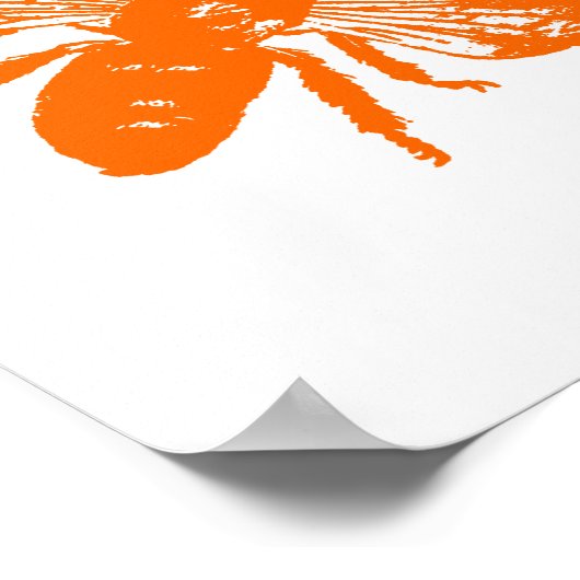 Poster Custom Color Bee Print (Coin)