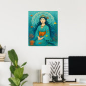 Poster Custom Cute Whismusical Underwater Princess (Bureau à domicile)