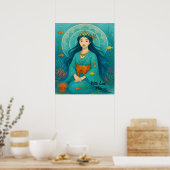 Poster Custom Cute Whismusical Underwater Princess (Cuisine)