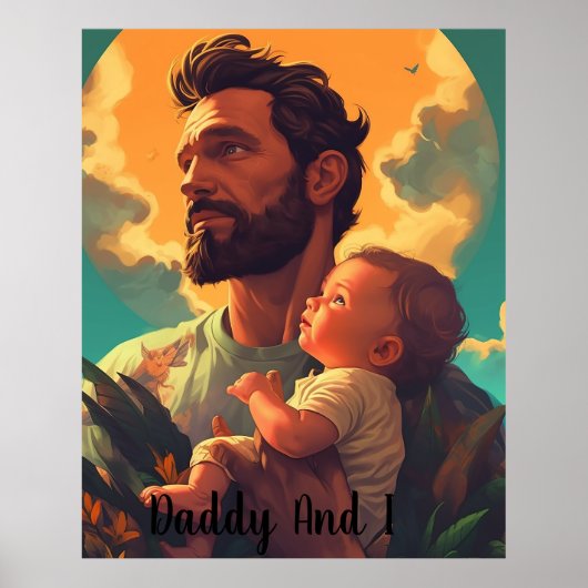 Poster Custom Daddy et I (Devant)