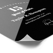 Poster Custom Employee years of service recognition logo (Coin)